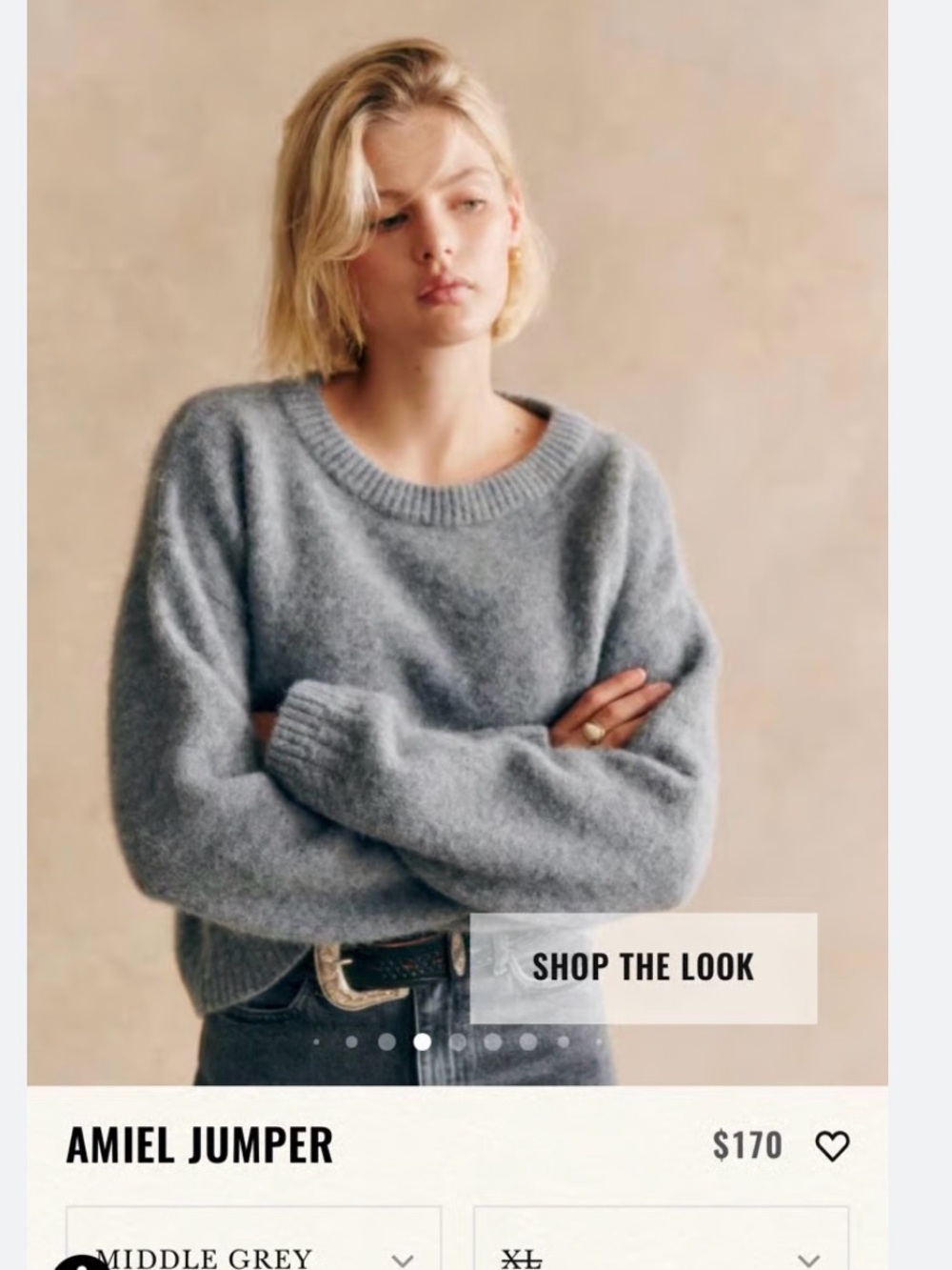 Sezane Amiel Jumper Sweater - Size M